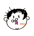 おかっぱさんの気持ち（個別スタンプ：31）