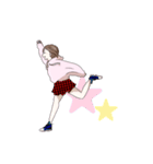 可愛くて元気な女の子⭐（個別スタンプ：10）