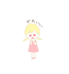 みつあみgirl（個別スタンプ：9）