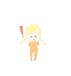 みつあみgirl（個別スタンプ：10）