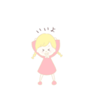 みつあみgirl（個別スタンプ：15）