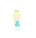 みつあみgirl（個別スタンプ：16）