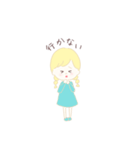 みつあみgirl（個別スタンプ：23）