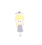 みつあみgirl（個別スタンプ：30）
