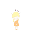 みつあみgirl（個別スタンプ：32）