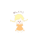 みつあみgirl（個別スタンプ：34）