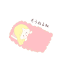 みつあみgirl（個別スタンプ：36）