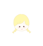 みつあみgirl（個別スタンプ：37）