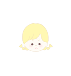みつあみgirl（個別スタンプ：40）