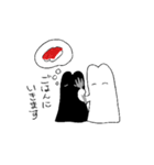 キキッテ（しろとくろ）（個別スタンプ：21）