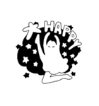 キキッテ（しろとくろ）（個別スタンプ：40）