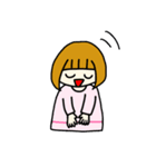 13歳が作った女の子のスタンプ（個別スタンプ：6）