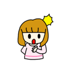 13歳が作った女の子のスタンプ（個別スタンプ：8）