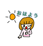 13歳が作った女の子のスタンプ（個別スタンプ：13）