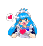 メイドの芽衣さん（個別スタンプ：1）