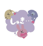 くすみカラー♡animal's（個別スタンプ：32）