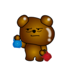ムキムキくまたん（個別スタンプ：11）