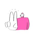 上機嫌でゆるい人間たち（個別スタンプ：3）