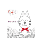 にゃん太の顔スタンプ（個別スタンプ：16）