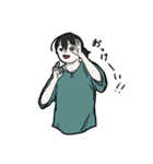 緑の服のあの子（個別スタンプ：10）