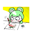 カエルたちにお任せ！（個別スタンプ：40）