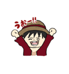 ONE PIECE 仲良し3船長（個別スタンプ：7）