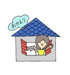 仲良しハムスターと女の子（個別スタンプ：17）