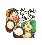 ONE PIECE 船長と剣士の日常スタンプ（個別スタンプ：2）