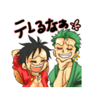 ONE PIECE 船長と剣士の日常スタンプ（個別スタンプ：19）