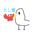 飛べない鳥は、ただの鳥だよ鳥しゃん（個別スタンプ：13）