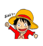 ONE PIECEのラクガキスタンプ（個別スタンプ：1）