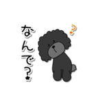 ドラくんの日常①〜黒トイプードル〜（個別スタンプ：7）