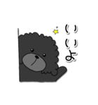ドラくんの日常①〜黒トイプードル〜（個別スタンプ：8）