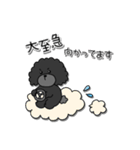ドラくんの日常①〜黒トイプードル〜（個別スタンプ：20）