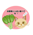 猫と夏野菜（個別スタンプ：20）