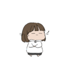 ボブヘア女の子（個別スタンプ：13）