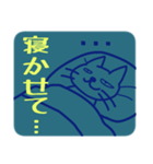 もしかして わたし ねこかも / 背景色あり（個別スタンプ：12）