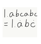 数学公式スタンプ1-A(1)（個別スタンプ：28）