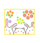 丁寧語にっこりうさぎとぺこりくま1（個別スタンプ：32）