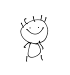 ばかがかく人（個別スタンプ：4）