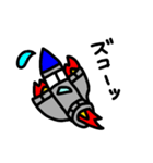 夢を乗せてMr.ロケッ太（個別スタンプ：4）