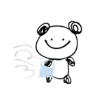 ばかがかくパンダ（個別スタンプ：3）