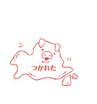 赤いブタさん（個別スタンプ：14）
