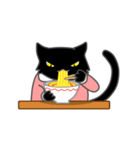 黒猫星人 セリフ無し（個別スタンプ：6）