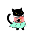 黒猫星人 セリフ無し（個別スタンプ：7）