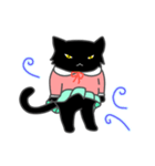 黒猫星人 セリフ無し（個別スタンプ：8）