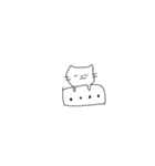 野うさぎちゃんと野良猫ちゃん（個別スタンプ：11）