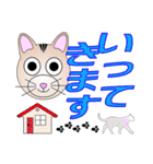 猫顔表情デカモジ言葉（個別スタンプ：24）