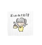 まるまるちゃん 手書き日常スタンプ（個別スタンプ：7）