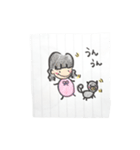 まるまるちゃん 手書き日常スタンプ（個別スタンプ：25）